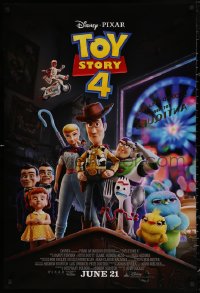 4j1163 TOY STORY 4 advance DS 1sh 2019 Walt Disney, Pixar, Woody, Buzz Lightyear and cast!