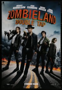 4j1200 ZOMBIELAND: DOUBLE TAP int'l teaser DS 1sh 2019 Harrelson, Eisenberg, Breslin & Stone!