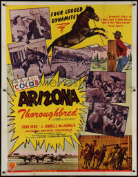 4k0410 GENTLEMAN FROM ARIZONA 2sh R1946 King, Barclay, horse racing action, Arizona Thoroughbred!