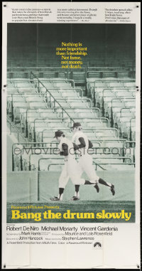 4k0535 BANG THE DRUM SLOWLY int'l 3sh 1973 Robert De Niro, New York Yankees baseball stadium!