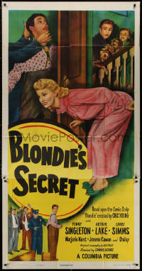 4k0538 BLONDIE'S SECRET 3sh 1948 wacky image of Penny Singleton & Arthur Lake as Dagwood Bumstead!