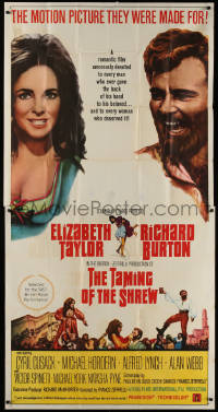 4k0613 TAMING OF THE SHREW 3sh 1967 Elizabeth Taylor & Richard Burton, directed by Zeffirelli!