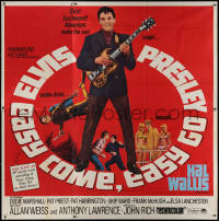 4k0428 EASY COME, EASY GO 6sh 1967 different image of scuba diver Elvis Presley & playing guitar!