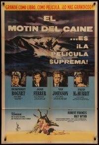 4k0637 CAINE MUTINY Argentinean 1955 Humphrey Bogart, Jose Ferrer, Van Johnson & MacMurray!