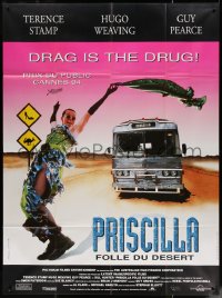 4k0763 ADVENTURES OF PRISCILLA QUEEN OF THE DESERT French 1p 1995 drag queen Hugo Weaving!