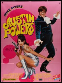 4k0793 AUSTIN POWERS: INT'L MAN OF MYSTERY French 1p 1997 Mike Myers & sexy Elizabeth Hurley!