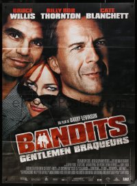 4k0802 BANDITS French 1p 2002 Bruce Willis, Billy Bob Thornton, Cate Blanchett, Barry Levinson!