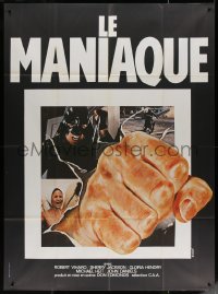 4k0805 BARE KNUCKLES French 1p 1978 Michel Voillot art of fist punching through the poster!