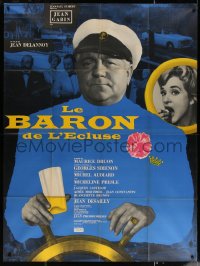 4k0807 BARON OF THE LOCKS French 1p 1960 Le Baron de l'ecluse, Jean Gabin, Micheline Presle