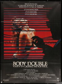 4k0825 BODY DOUBLE French 1p 1985 Brian De Palma, Melanie Griffith, voyeur watches sexy woman!