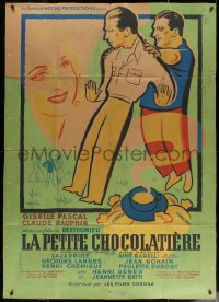 4k0853 CHOCOLATE GIRL French 1p 1949 Cerutti art of Giselle Pascale, Dauphin & Lajarrige, very rare!