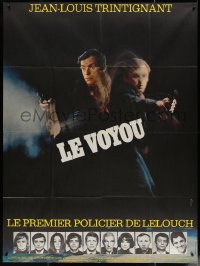 4k0875 CROOK French 1p 1973 Claude Lelouch's Le voyou, Jean-Louis Trintignant in action!