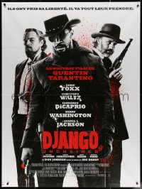 4k0896 DJANGO UNCHAINED French 1p 2013 Quentin Tarantino, Jamie Foxx, Leonardo DiCaprio, Chris Waltz