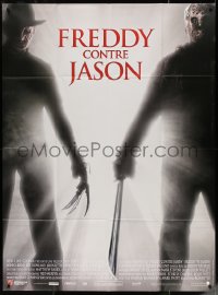 4k0955 FREDDY VS JASON French 1p 2003 cool image of the horror movie icons, the ultimate battle!