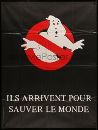 4k0968 GHOSTBUSTERS teaser French 1p 1984 directed by Ivan Reitman, they're here to save the world!
