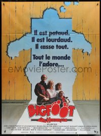 4k0993 HARRY & THE HENDERSONS French 1p 1987 John Lithgow, Bigfoot, different art of broken fence!
