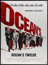 4k1150 OCEAN'S TWELVE French 1p 2004 Brad Pitt, George Clooney, Matt Damon, Julia Roberts!