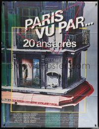 4k1169 PARIS VU PAR 20 ANS APRES French 1p 1984 Yves Prince art of apartment building, very rare!