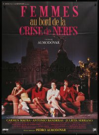 4k1340 WOMEN ON THE VERGE OF A NERVOUS BREAKDOWN French 1p 1989 directed by Pedro Almodovar!