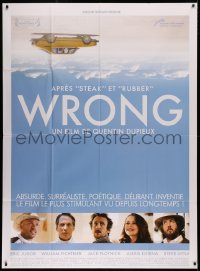 4k1341 WRONG French 1p 2013 Jack Plotnick, Eric Judor, Alexis Dziena, cool upside-down image!