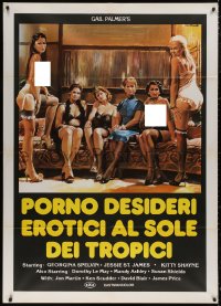 4k0174 BEST OF GAIL PALMER Italian 1p 1981 Ezio Tarantelli art of six sexy near-naked women!