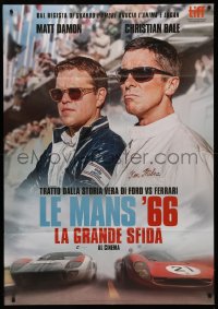 4k0186 FORD V FERRARI teaser Italian 1p 2019 Christian Bale, Matt Damon, different, Le Mans '66!