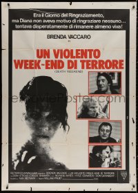 4k0502 HOUSE BY THE LAKE Italian 1p 1976 Brenda Vaccaro, Don Stroud, Death Weekend, different!
