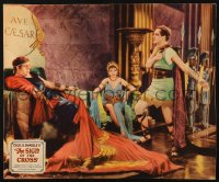 4k0012 SIGN OF THE CROSS jumbo LC 1932 Fredric March, Claudette Colbert & Charles Laughton, DeMille!