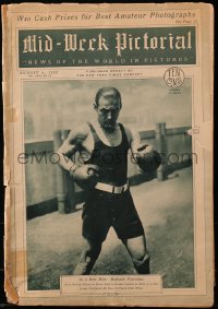 4k0026 NEW YORK TIMES magazine section Aug 5, 1926 Rudolph Valentino boxing before his passing!