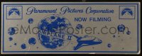 4k0004 AIRPLANE II 6x16 production soundstage/set sign 1982 different art of space shuttle, rare!