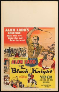 4k0245 BLACK KNIGHT WC 1954 Alan Ladd's biggest adventure, sexy Patricia Medina, better than ever!