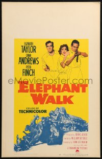 4k0276 ELEPHANT WALK WC 1954 sexy Elizabeth Taylor, Dana Andrews & Peter Finch in India!