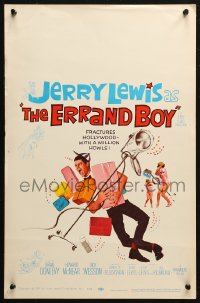4k0278 ERRAND BOY WC 1962 Jerry Lewis breaks up Hollywood inside-out & funny-side up!