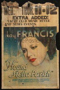 4k0300 I FOUND STELLA PARISH WC 1935 wonderful art of beautiful stage actress Kay Francis!