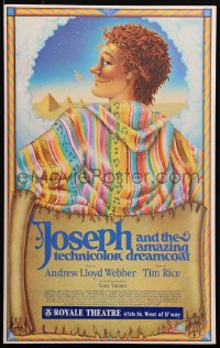 4k0212 JOSEPH & THE AMAZING TECHNICOLOR DREAMCOAT stage play WC 1982 Andrew Lloyd Webber, Almeida art!