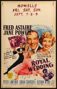 4k0364 ROYAL WEDDING WC 1951 great images of dancing Fred Astaire & sexy Jane Powell, rare!