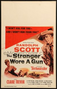 4k0381 STRANGER WORE A GUN 3D WC 1953 Randolph Scott for the first time in three dimensions!
