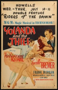 4k0404 YOLANDA & THE THIEF WC 1945 great art of Fred Astaire dancing with sexy Lucille Bremer!