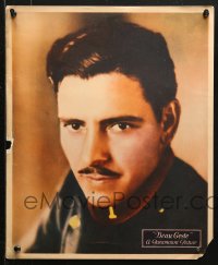 4k0010 BEAU GESTE 2 jumbo LCs 1926 Ronald Colman portrait + far shot of soldiers crossing desert!