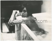 4m0002 HOURS OF LOVE French 8.5x10.5 still 1963 naked Barbara Steele in bathtub, Le Ore Dell'Amore!