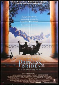 4m0316 PRINCESS BRIDE Aust 1sh 1987 Rob Reiner fantasy classic as real as the feelings you feel!