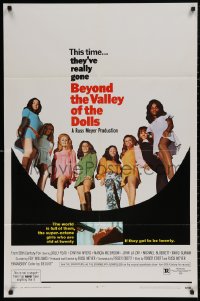 4m0654 BEYOND THE VALLEY OF THE DOLLS 1sh 1970 Russ Meyer's girls who are old at twenty, Roger Ebert