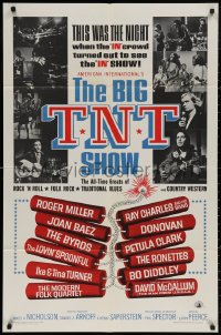 4m0660 BIG T.N.T. SHOW 1sh 1966 all-star rock & roll, traditional blues, country western & rock!