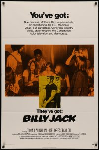 4m0662 BILLY JACK 1sh 1971 Tom Laughlin, Delores Taylor, most unusual boxoffice success ever!
