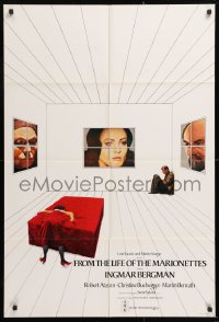 4m0573 FROM THE LIFE OF THE MARIONETTES English 1sh 1980 Ingmar Bergman, Christine Buchegger!