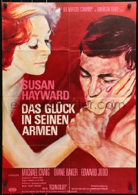 4m0196 STOLEN HOURS German 1963 completely different art of Susan Hayward and Michael Craig!