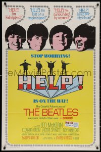 4m0918 HELP 1sh 1965 great images of The Beatles, John, Paul, George & Ringo, rock & roll classic!