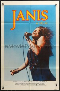 4m0957 JANIS 1sh 1975 great image of Joplin singing into microphone by Jim Marshall, rock & roll!