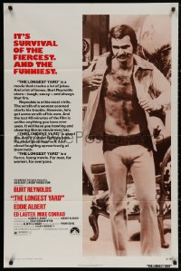 4m1008 LONGEST YARD 1sh 1974 Robert Aldrich prison football comedy, full-length Burt Reynolds!