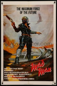 4m1020 MAD MAX 1sh 1980 George Miller post-apocalyptic classic, different art of Mel Gibson!